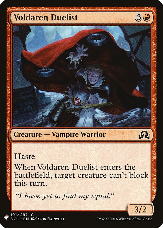 Voldaren Duelist (SOI-191) - The List (PLST)
