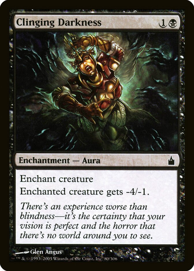 Clinging Darkness (80) - Ravnica: City of Guilds (RAV)