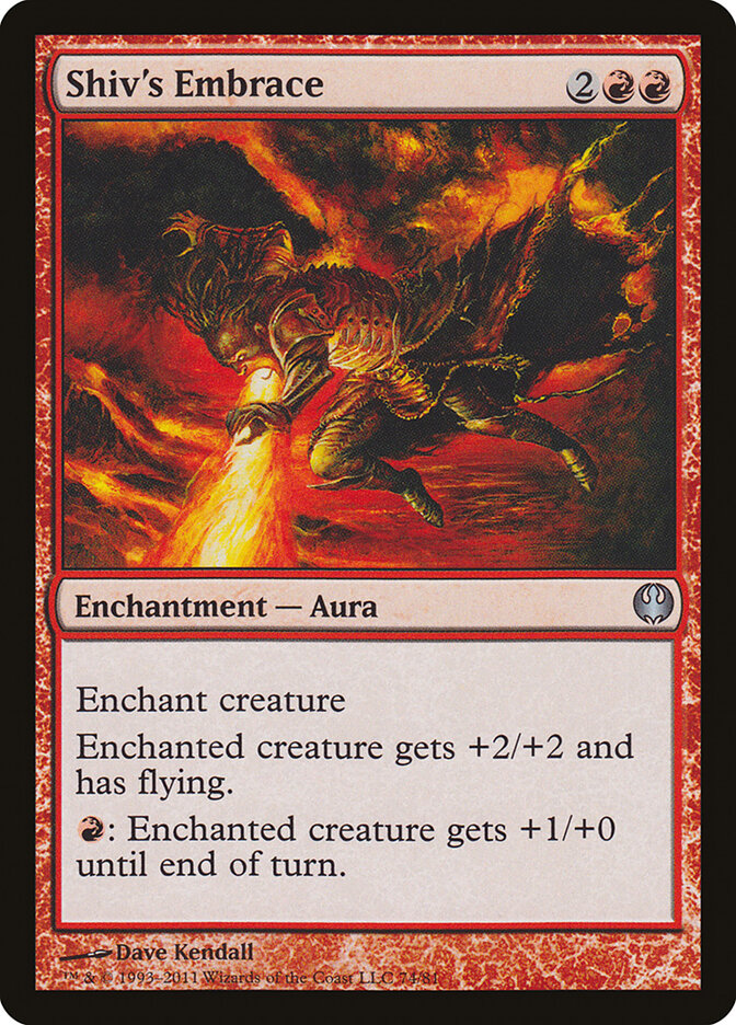 Shiv's Embrace (74) - Duel Decks: Knights vs. Dragons (DDG)