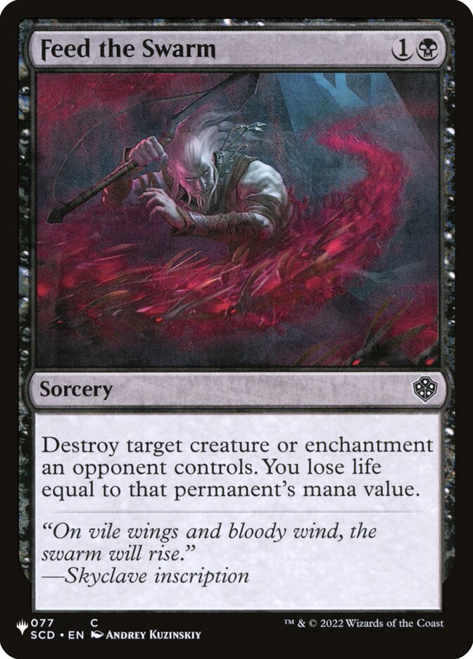 Feed the Swarm (SCD-77) - The List (PLST)