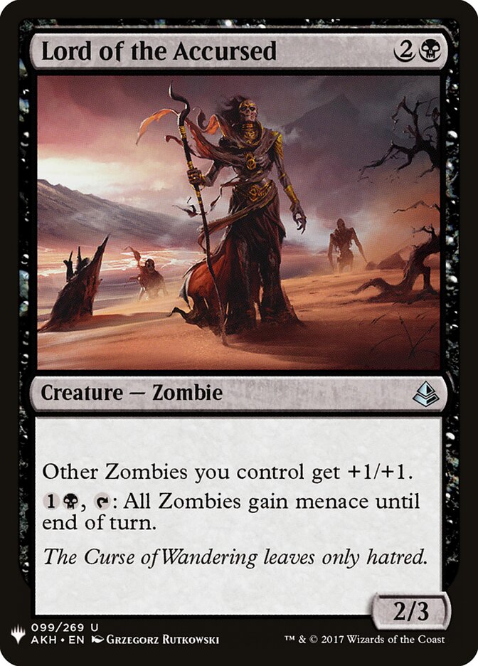 Lord of the Accursed (AKH-99) - The List (PLST)