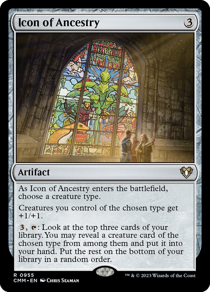 Icon of Ancestry (955) - Commander Masters (CMM)
