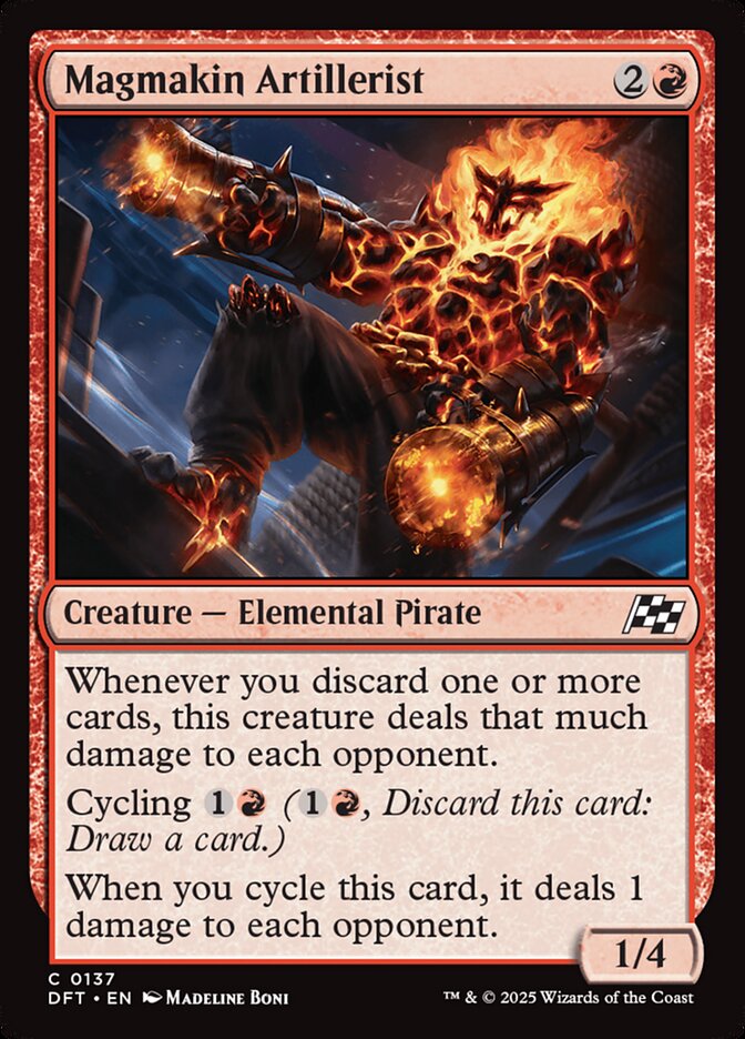 Magmakin Artillerist - [Foil] Aetherdrift (DFT)