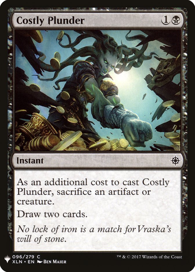 Costly Plunder - The List (PLST)