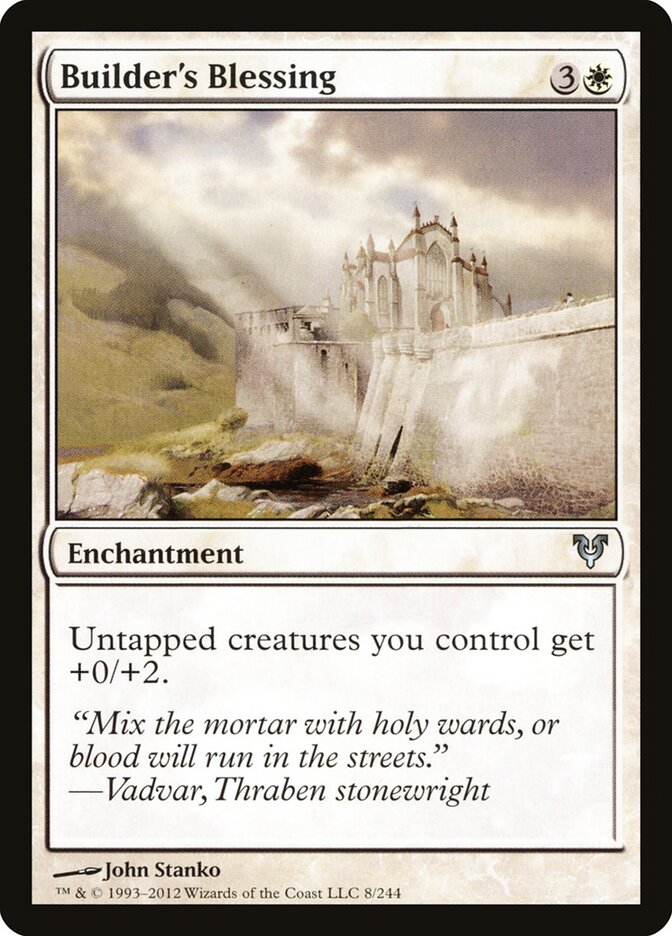 Builder's Blessing (8) - Avacyn Restored (AVR)
