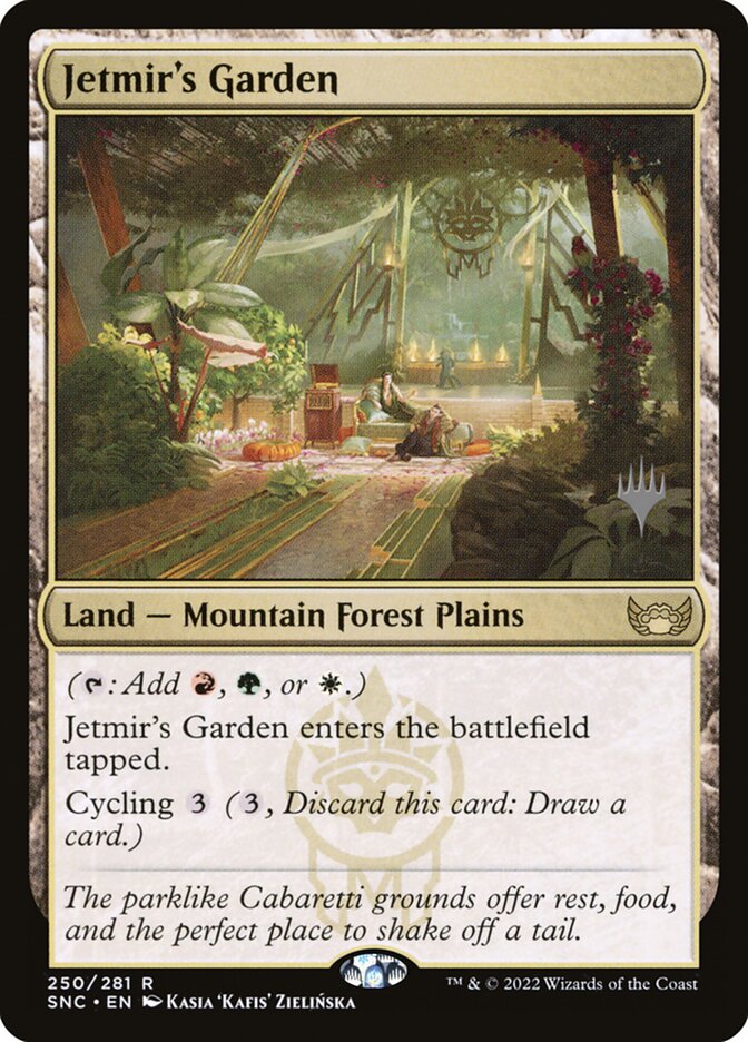 Jetmir's Garden (250p) - Streets of New Capenna Promos (PSNC)