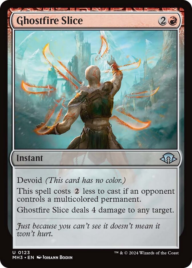 Ghostfire Slice - [Full Art] Modern Horizons 3 (MH3)