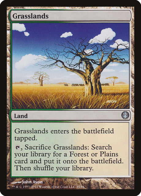 Grasslands (35) - Duel Decks: Knights vs. Dragons (DDG)