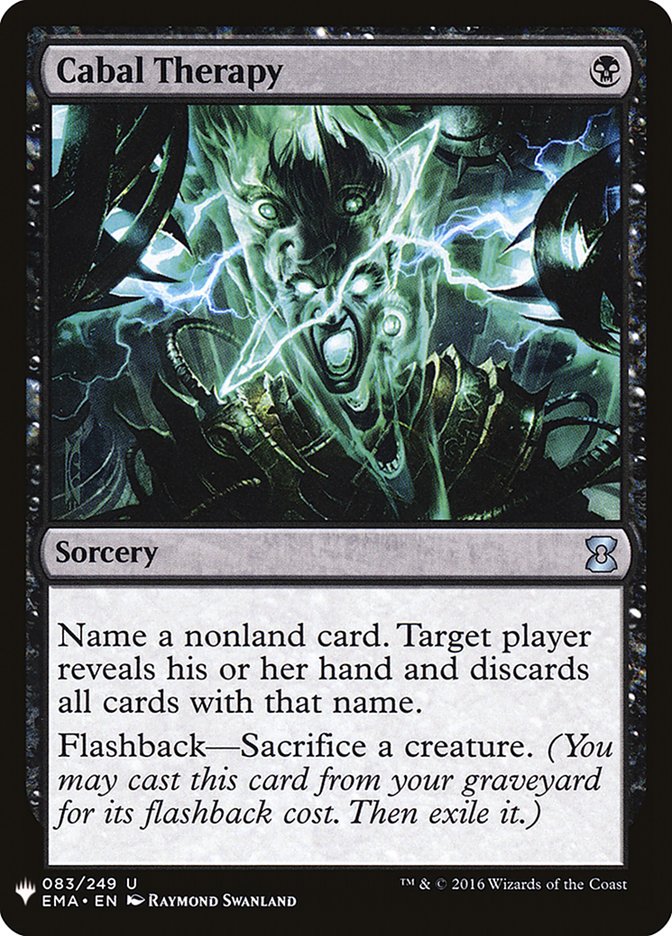 Cabal Therapy - The List (PLST)