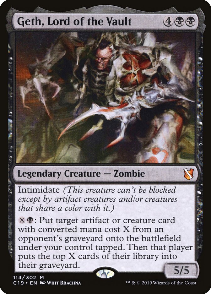 Geth, Lord of the Vault (114) - Commander 2019 (C19)