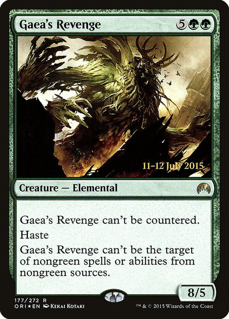 Gaea's Revenge (177s) - Magic Origins Promos (PORI)