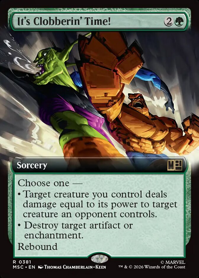 It's Clobberin' Time! (381) - Marvel Super Heroes Commander (MSC)