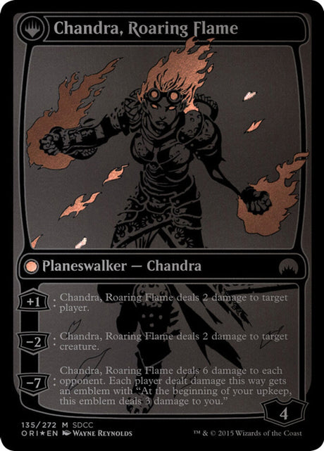 Chandra, Fire of Kaladesh // Chandra, Roaring Flame (135) - San Diego Comic-Con 2015 (PS15)