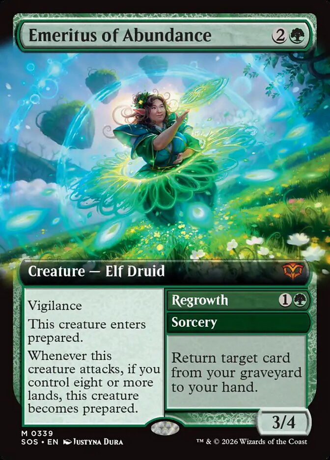 Emeritus of Abundance // Regrowth (339) - Secrets of Strixhaven (SOS)
