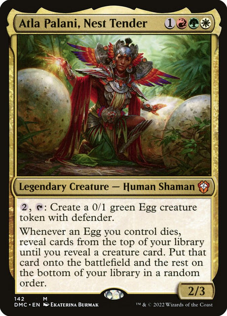 Atla Palani, Nest Tender (142) - Dominaria United Commander (DMC)