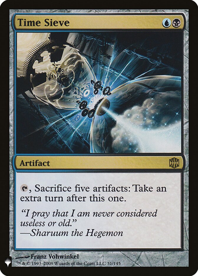 Time Sieve (ARB-31) - The List (PLST)