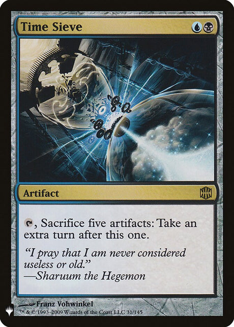 Time Sieve (ARB-31) - The List (PLST)