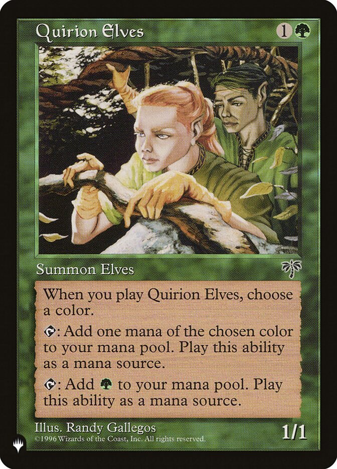 Quirion Elves (MIR-234) - The List (PLST)