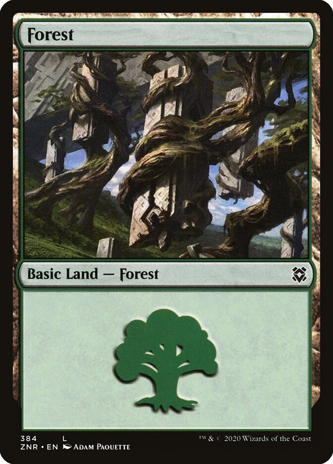 Forest (384) - Zendikar Rising (ZNR)