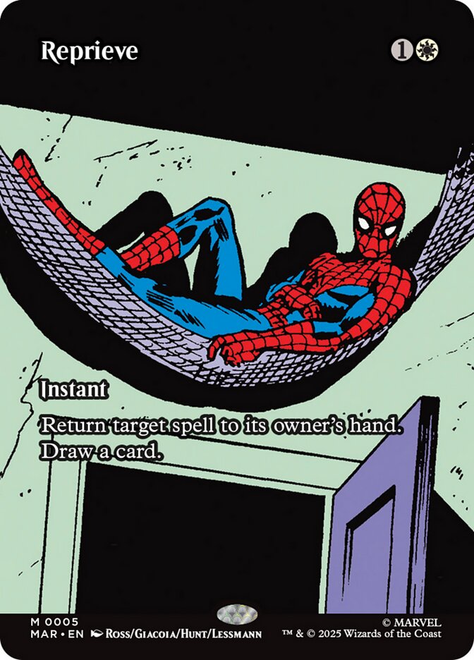 Reprieve (5) - [Foil, Borderless] Marvel Universe (MAR)
