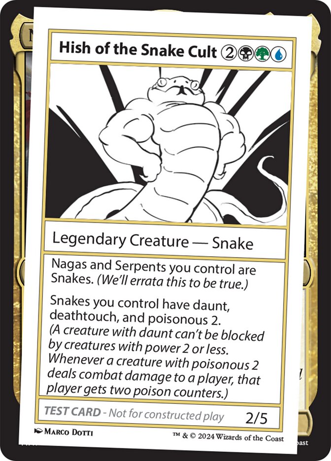 Hish of the Snake Cult (595) - Mystery Booster 2 (MB2)
