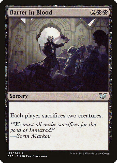 Barter in Blood (115) - Commander 2015 (C15)