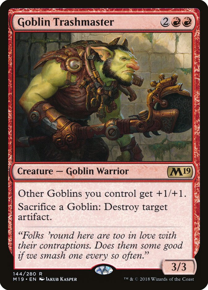 Goblin Trashmaster (144) - Core Set 2019 (M19)