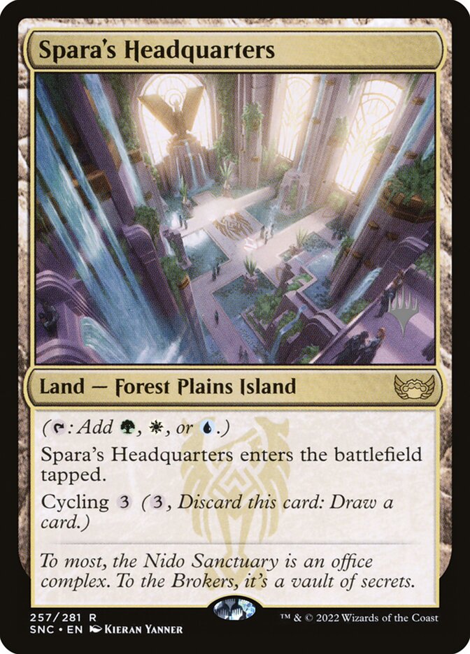 Spara's Headquarters (257p) - Streets of New Capenna Promos (PSNC)