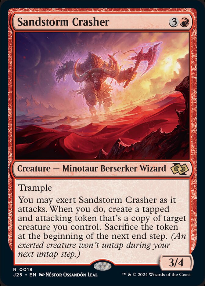 Sandstorm Crasher (18) - Foundations Jumpstart (J25)