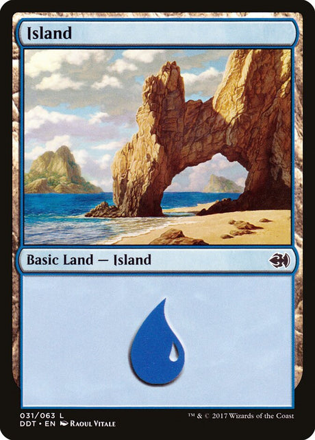 Island (31) - Duel Decks: Merfolk vs. Goblins (DDT)