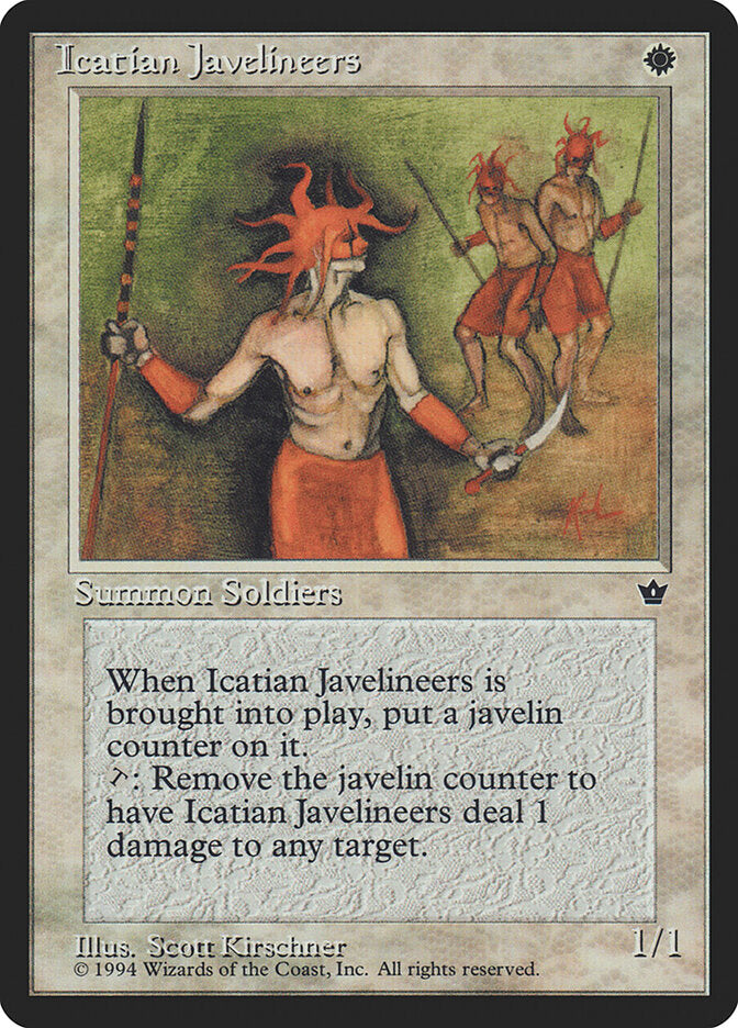 Icatian Javelineers (8c) - Fallen Empires (FEM)