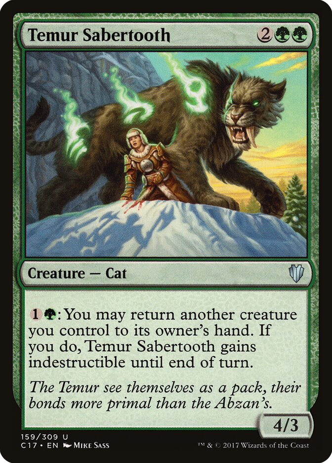 Temur Sabertooth (159) - Commander 2017 (C17)