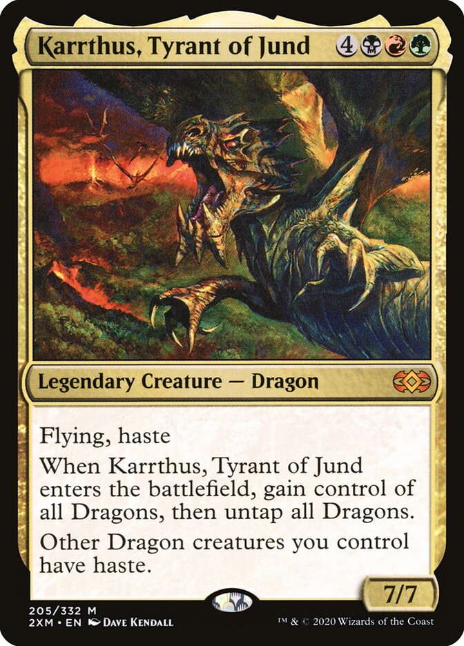 Karrthus, Tyrant of Jund (205) - Double Masters (2XM)