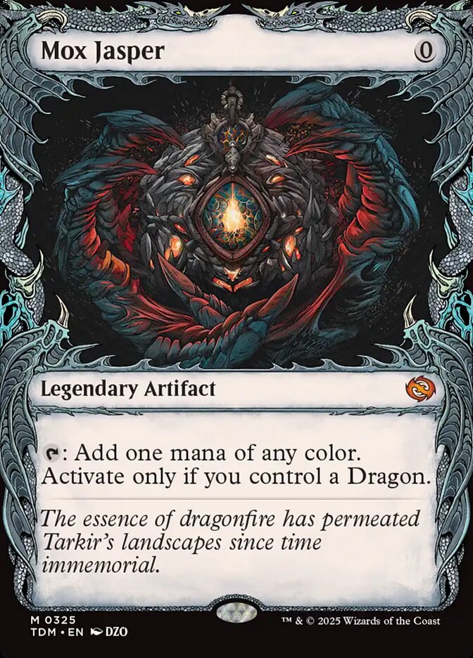 Mox Jasper (325) - [Foil, Showcase] Tarkir: Dragonstorm (TDM)