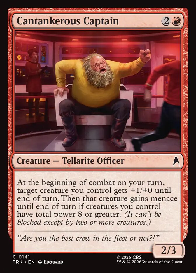 Cantankerous Captain (141) - Star Trek (TRK)