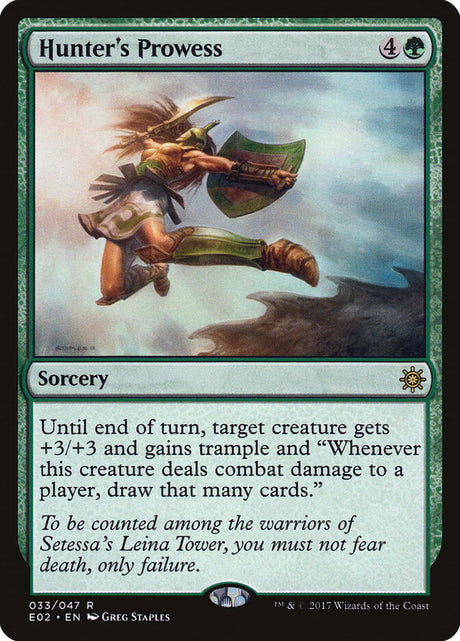Hunter's Prowess (33) - Explorers of Ixalan (E02)