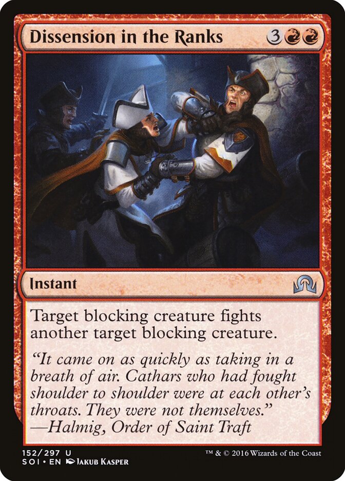 Dissension in the Ranks (152) - Shadows over Innistrad (SOI)