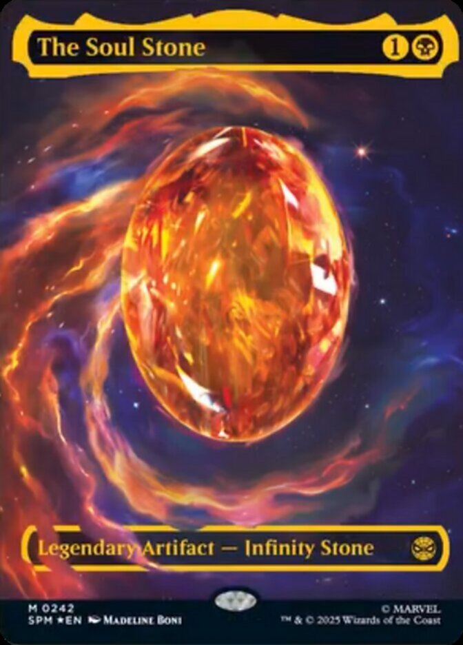 The Soul Stone (242) - [Foil, Borderless] Marvel's Spider-Man (SPM)