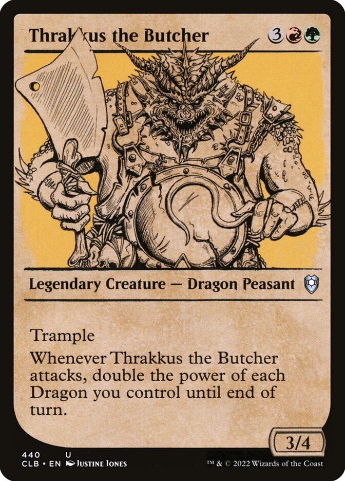 Thrakkus the Butcher (440) - Commander Legends: Battle for Baldur's Gate (CLB)