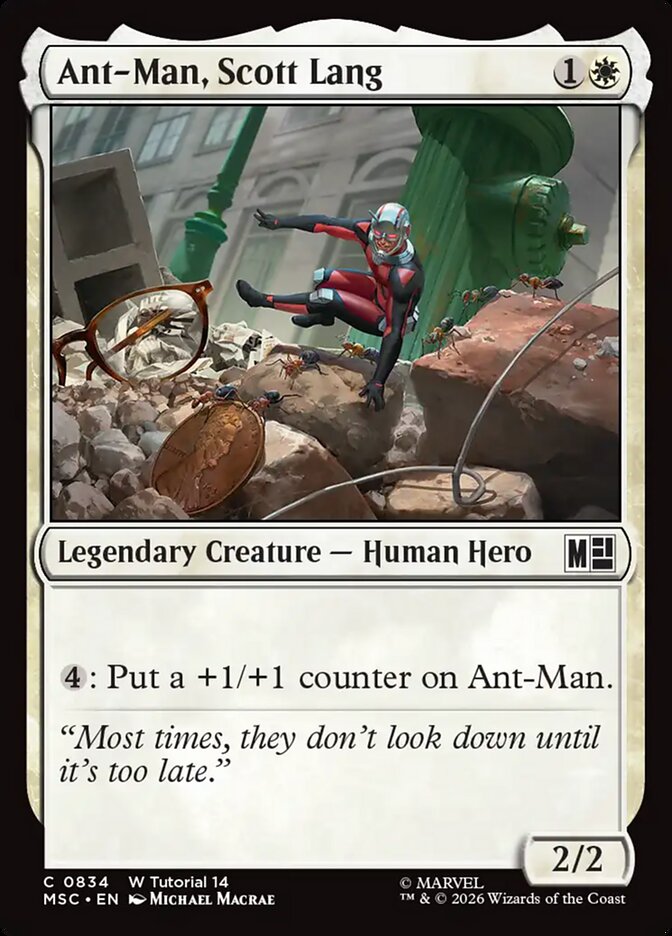 Ant-Man, Scott Lang (834) - Marvel Super Heroes Commander (MSC)