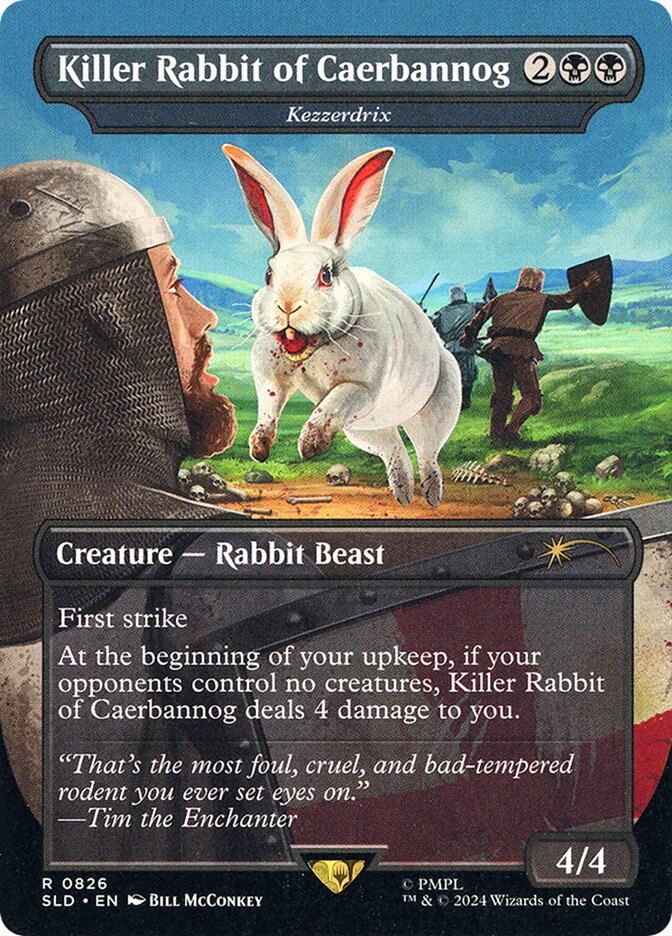 Killer Rabbit of Caerbannog - Kezzerdrix (826) - Secret Lair Drop (SLD)