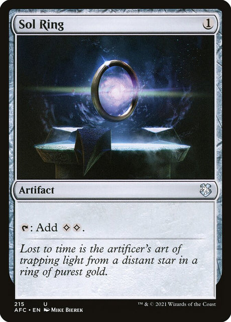 Sol Ring (215) - Forgotten Realms Commander (AFC)