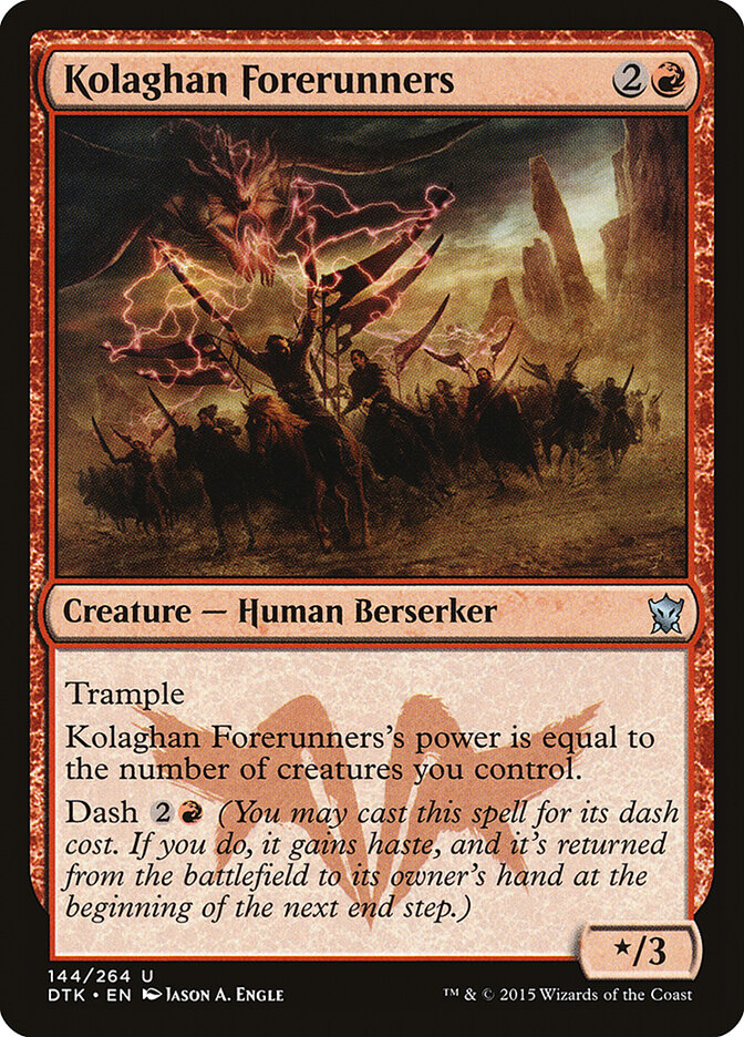 Kolaghan Forerunners (144) - Dragons of Tarkir (DTK)