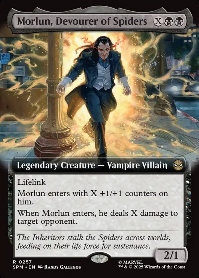 Morlun, Devourer of Spiders (257) - [Foil, Extended Art] Marvel's Spider-Man (SPM)