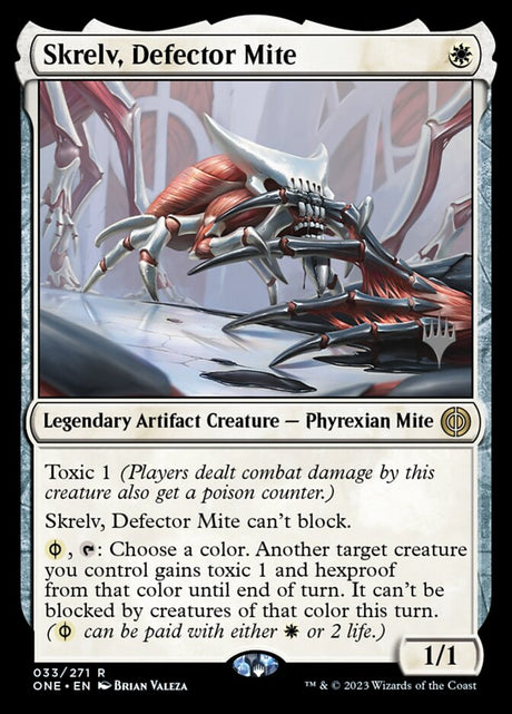 Skrelv, Defector Mite (33p) - Phyrexia: All Will Be One Promos (PONE)