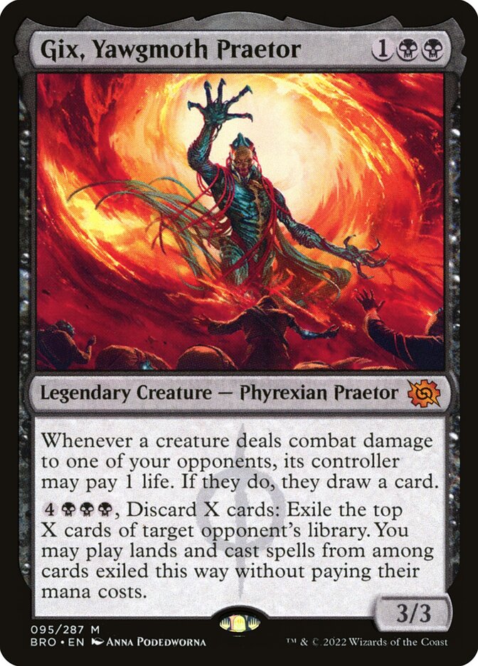 Gix, Yawgmoth Praetor (95) - The Brothers' War (BRO)
