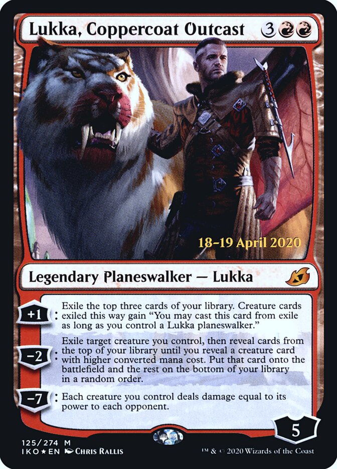 Lukka, Coppercoat Outcast (125s) - Ikoria: Lair of Behemoths Promos (PIKO)
