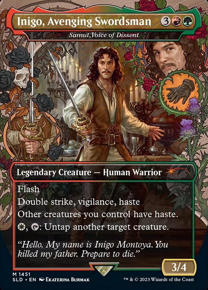 Inigo, Avenging Swordsman - Samut, Voice of Dissent (1451) - Secret Lair Drop (SLD)