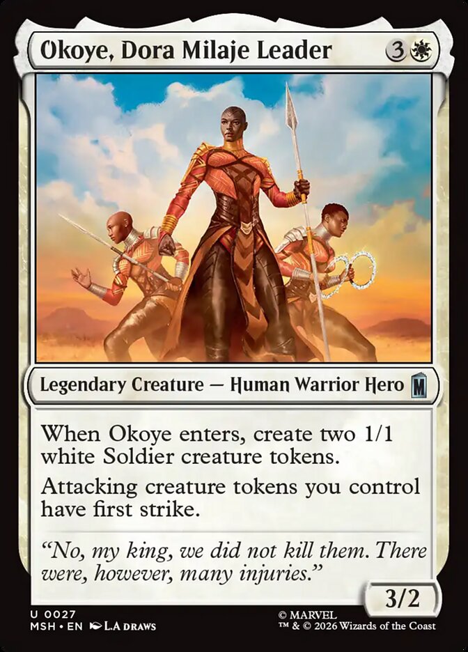 Okoye, Dora Milaje Leader (27) - Marvel Super Heroes (MSH)