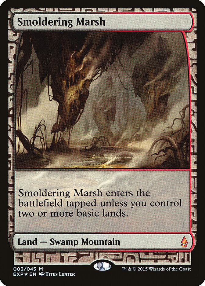 Smoldering Marsh (3) - Zendikar Expeditions (EXP)